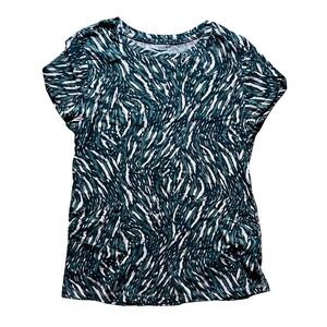 Athleta Women's Camo Print Tee Abstract Print Work Out T-Shirt Athleisure